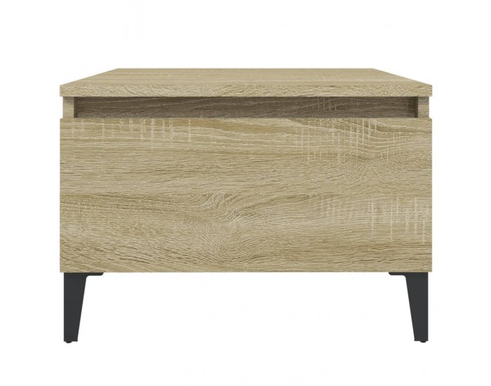 Sonata H Странични маси, 2 бр, Дъб сонома, 50x46x35 см, инженерно дърво