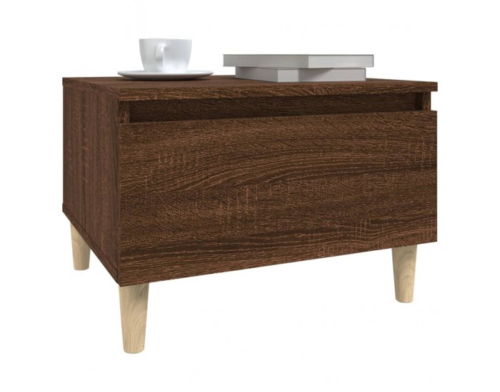 Sonata H Странична маса, кафяв дъб, 50x46x35 см, инженерно дърво