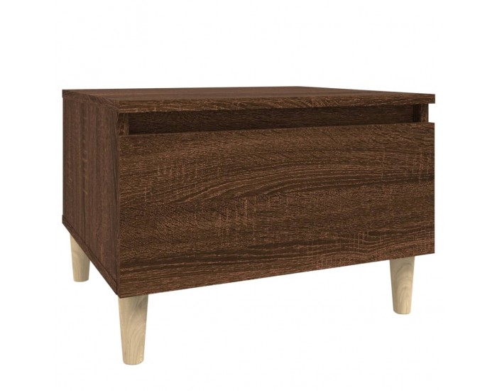 Sonata H Странична маса, кафяв дъб, 50x46x35 см, инженерно дърво