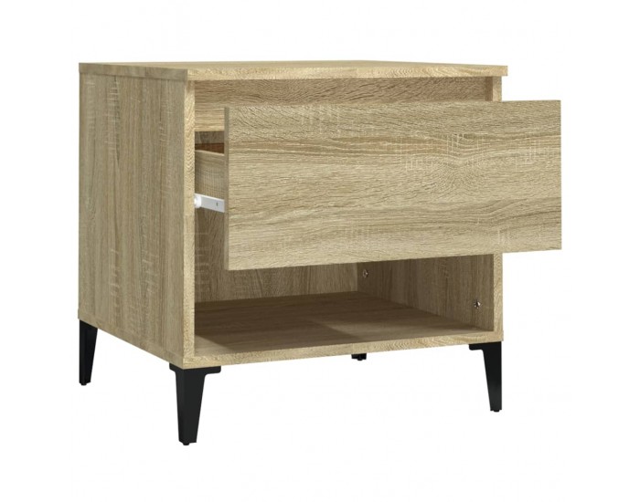 Sonata H Странична маса, Дъб сонома, 50x46x50 см, инженерно дърво