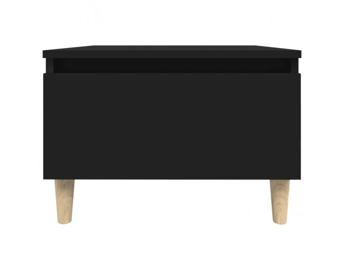 Sonata H Странична маса, черна, 50x46x35 см, инженерно дърво