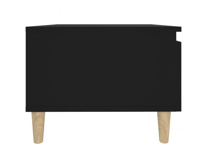 Sonata H Странична маса, черна, 50x46x35 см, инженерно дърво