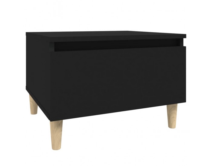 Sonata H Странична маса, черна, 50x46x35 см, инженерно дърво