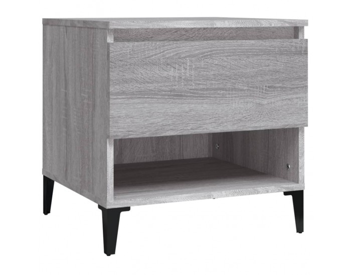 Sonata H Странични маси, 2 бр, сив сонома, 50x46x50 см, инженерно дърво