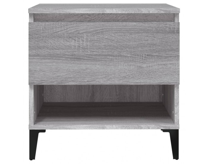 Sonata H Странични маси, 2 бр, сив сонома, 50x46x50 см, инженерно дърво