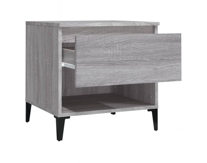 Sonata H Странични маси, 2 бр, сив сонома, 50x46x50 см, инженерно дърво