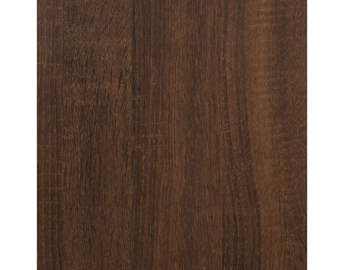 Sonata H Странични маси, 2 бр, Кафяв дъб, 40x42x50 см, инженерно дърво