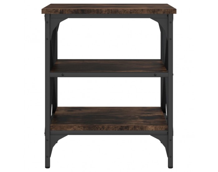 Sonata H Странична маса, опушен дъб, 40x42x50 см, инженерно дърво