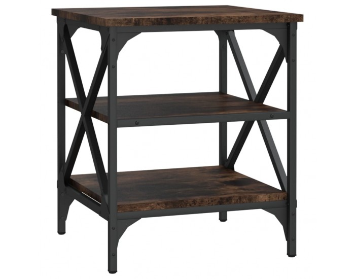 Sonata H Странична маса, опушен дъб, 40x42x50 см, инженерно дърво