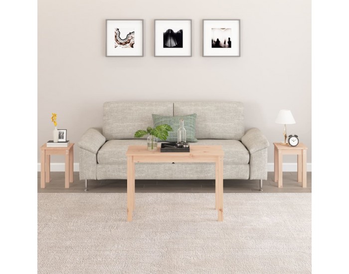 Sonata H Стифиращи маси, 3 бр, бор масив