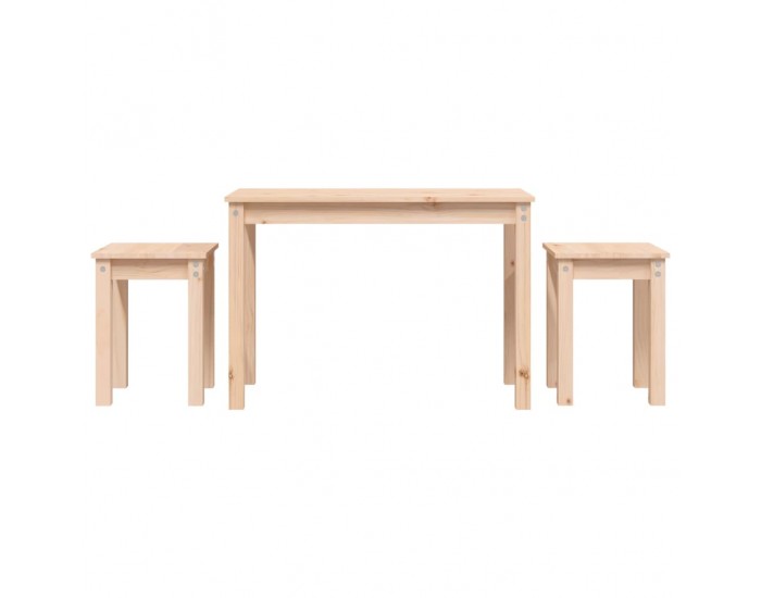 Sonata H Стифиращи маси, 3 бр, бор масив