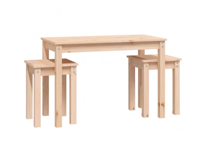 Sonata H Стифиращи маси, 3 бр, бор масив