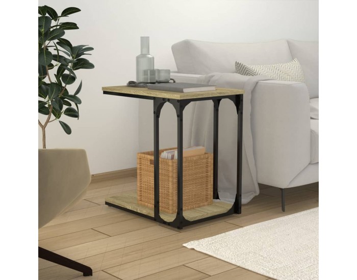 Sonata H Странична маса, дъб сонома, 50x35x52 см, инженерно дърво