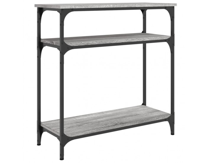 Sonata H Конзолна маса, сив сонома, 75x29x75 см, инженерно дърво