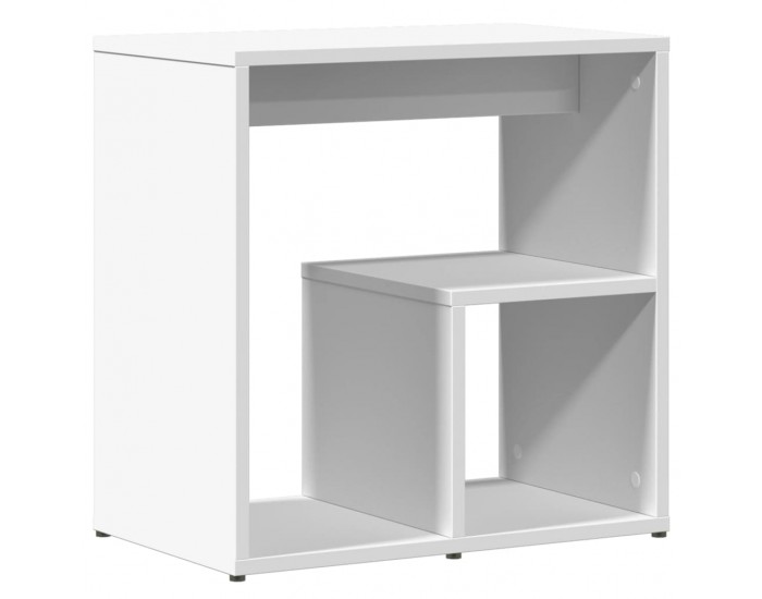 Sonata H Странична маса, бяла, 50x30x50 см, инженерно дърво