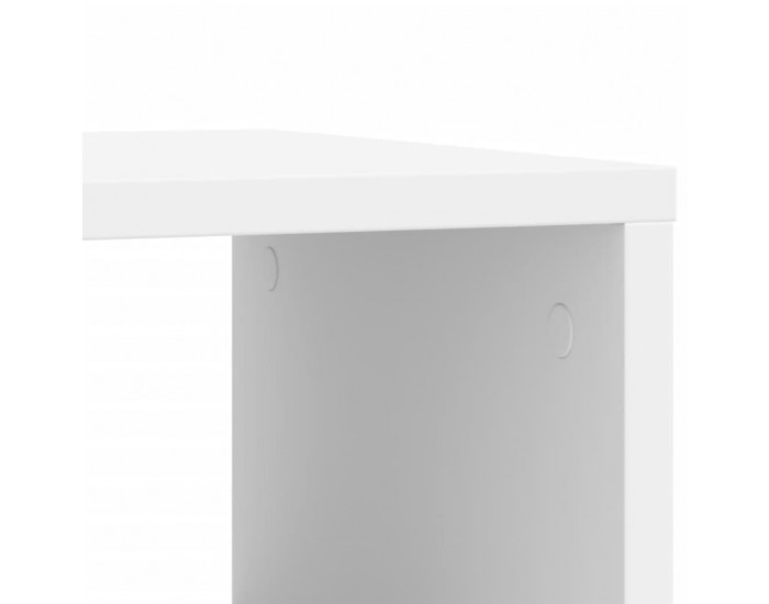 Sonata H Помощна маса с колелца бяла 50x30x55 см инженерно дърво