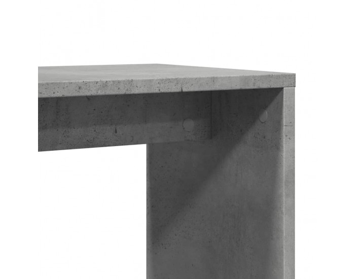 Sonata H Странични маси 2 бр бетонно сиво 50x30x50 см инженерно дърво