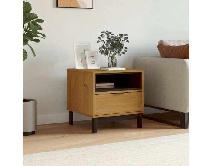 Sonata H Помощна маса FLAM 50x50x50 см борово дърво масив