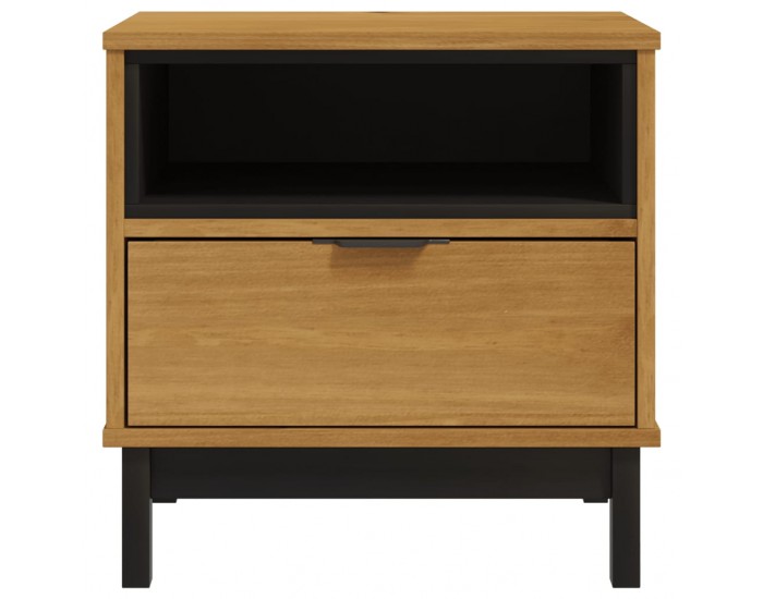 Sonata H Помощна маса FLAM 50x50x50 см борово дърво масив