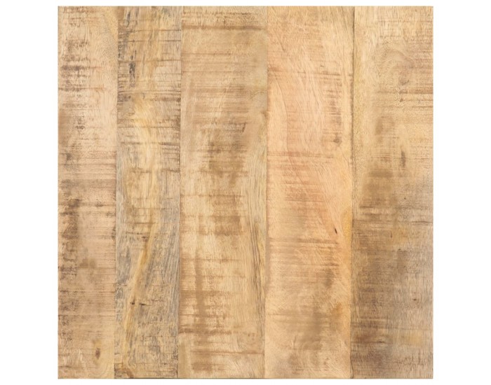 Sonata H Помощна маса с колелца 40x40x42 см грубо мангово дърво