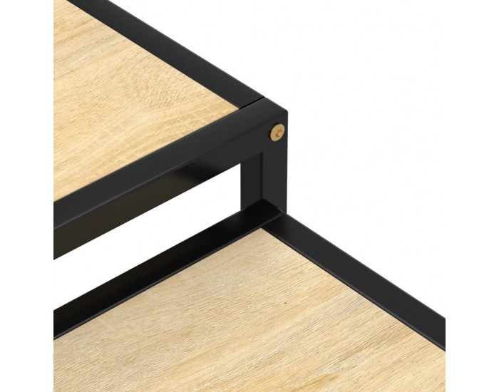 Sonata H Маси за чай, 2 бр, МДФ, дъб сонома