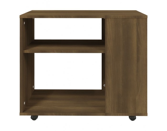 Sonata H Странична маса, кафяв дъб, 70x35x55 см, инженерно дърво