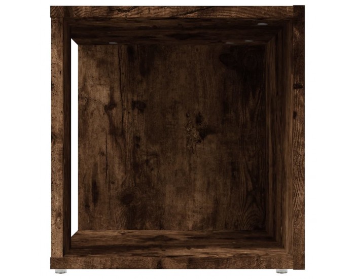 Sonata H Странична маса, опушен дъб, 33x33x34,5 см, инженерно дърво Sonata H Странична маса, опушен дъб, 33x33x34,5 см, инженерно дърво