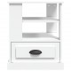 Sonata H Странична маса, бяла, 50x50x60 см, инженерно дърво