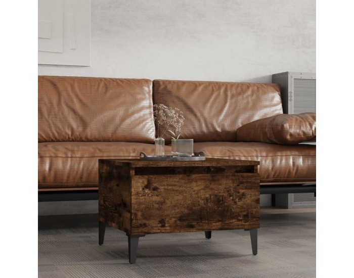 Sonata H Странична маса, опушен дъб, 50x46x35 см, инженерно дърво