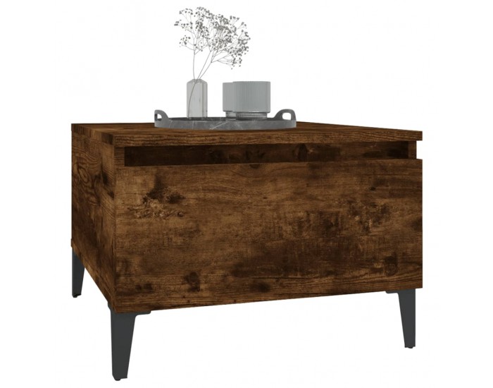 Sonata H Странична маса, опушен дъб, 50x46x35 см, инженерно дърво