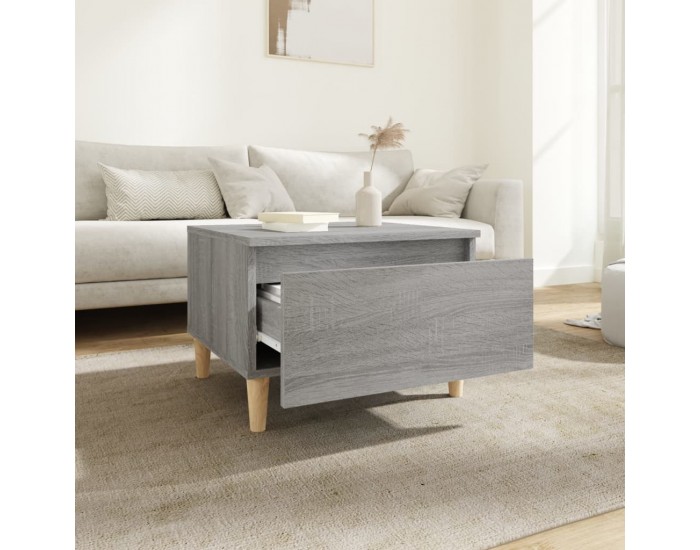 Sonata H Странични маси, 2 бр, сив сонома, 50x46x35 см, инженерно дърво