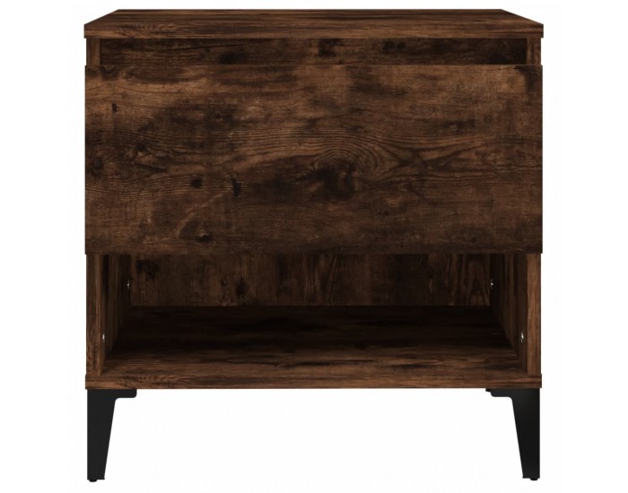 Sonata H Странична маса, опушен дъб, 50x46x50 см, инженерно дърво