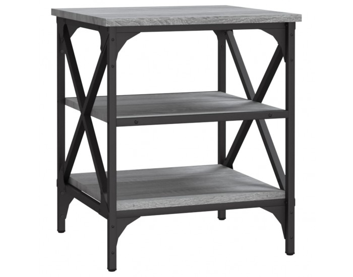 Sonata H Странична маса, cив сонома, 40x42x50 см, инженерно дърво