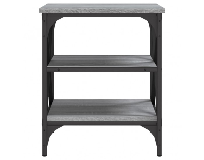 Sonata H Странична маса, cив сонома, 40x42x50 см, инженерно дърво