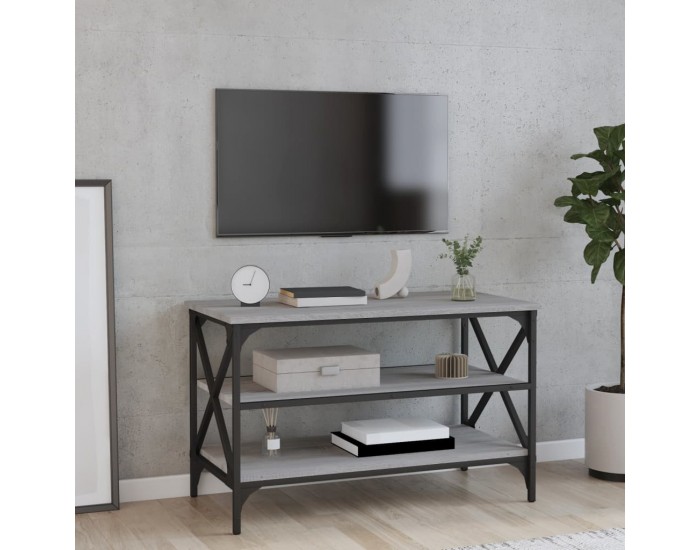 Sonata H ТВ шкаф, сив сонома, 80x40x50 см, инженерно дърво