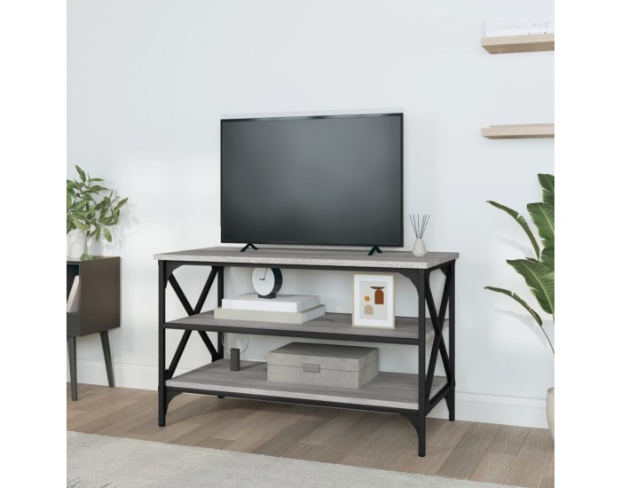 Sonata H ТВ шкаф, сив сонома, 80x40x50 см, инженерно дърво