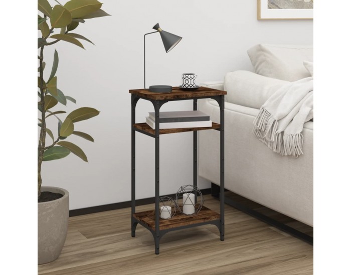 Sonata H Странична маса, опушен дъб, 40x30x75 см, инженерно дърво