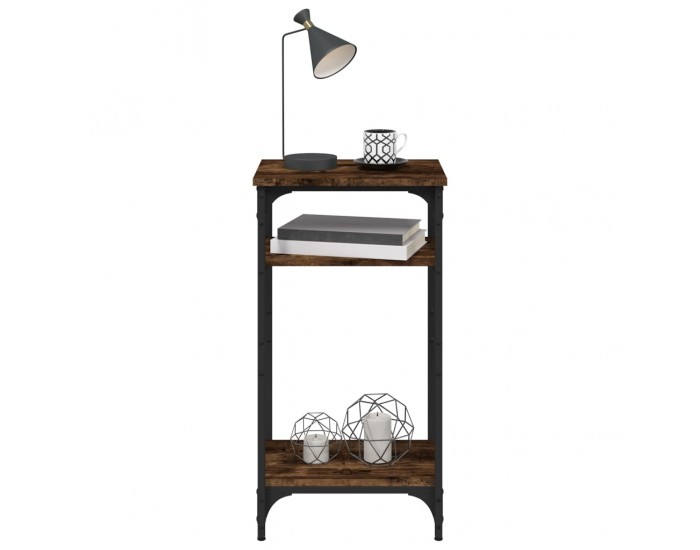 Sonata H Странична маса, опушен дъб, 40x30x75 см, инженерно дърво