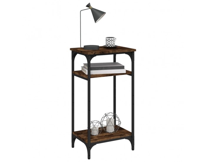 Sonata H Странична маса, опушен дъб, 40x30x75 см, инженерно дърво