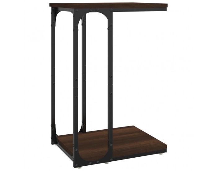 Sonata H Странична маса, кафяв дъб, 40x30x60 см, инженерно дърво