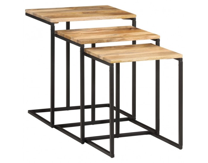 Sonata H Стифиращи маси, 3 бр, акация масив