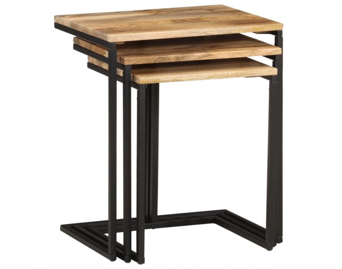 Sonata H Стифиращи маси, 3 бр, акация масив