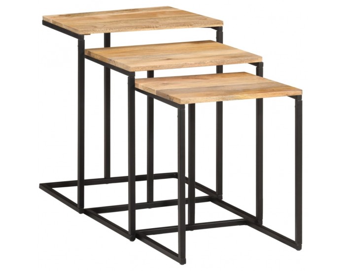 Sonata H Стифиращи маси, 3 бр, акация масив