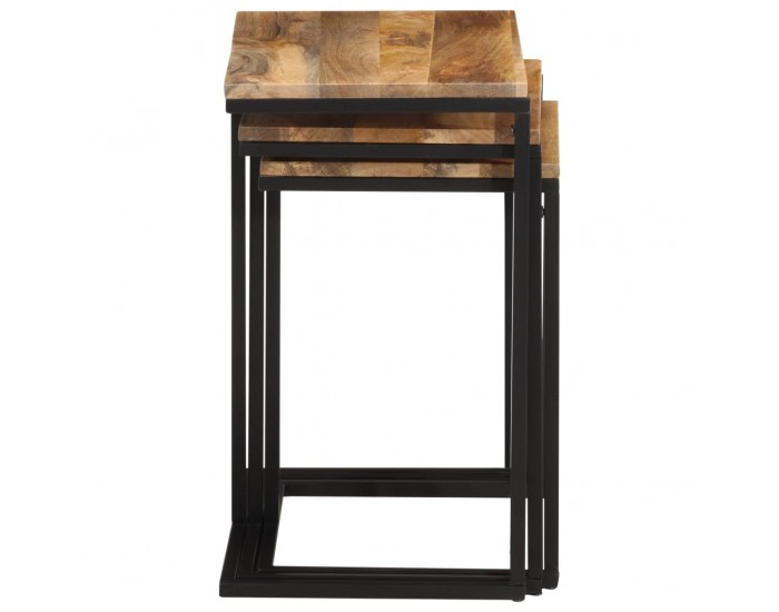 Sonata H Стифиращи маси, 3 бр, акация масив