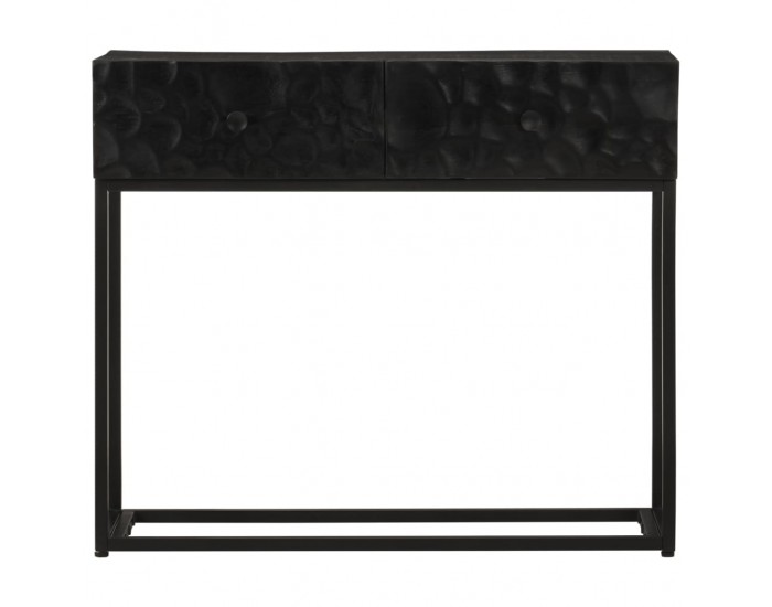 Sonata H Конзолна маса, 90x30x76 cм, мангово дърво масив и желязо Sonata H Конзолна маса, 90x30x76 cм, мангово дърво масив и желязо