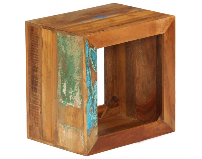 Sonata H Табуретка, 40x30x40 см, регенерирано дърво масив