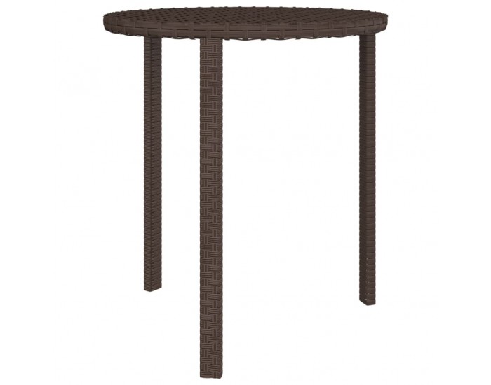 Sonata H Странични маси, 3 бр, кафяви, полиратан