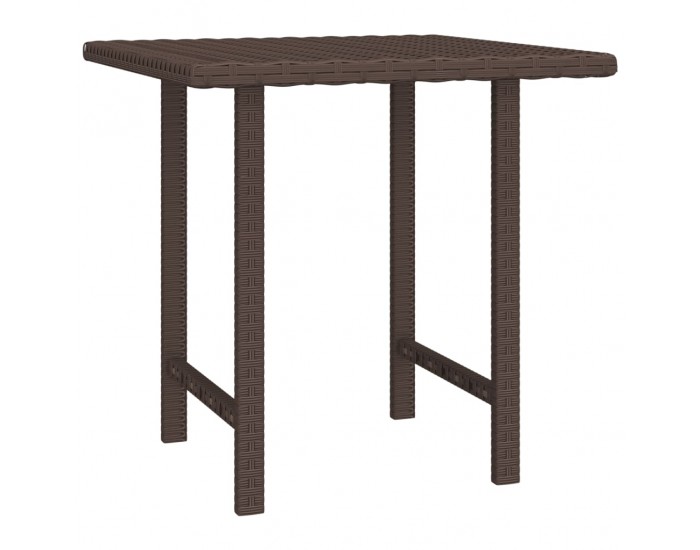 Sonata H Странични маси, 3 бр, кафяви, полиратан