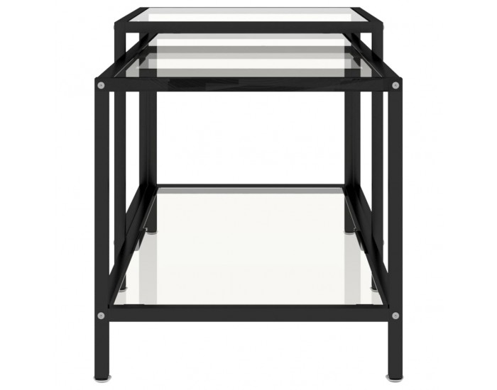 Sonata H Масички за чай, 2 бр, закалено стъкло, прозрачни