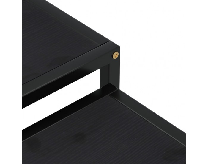 Sonata H Маси за чай, 2 бр, МДФ, черни